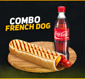 Combo French Dog cu băutură